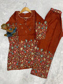 Diva 137 B Premium Pure Cotton Fabric Co Ord Set