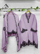 Al Qasr 665 C Heavy Chinon With Embroidery Work Pakistani Suit