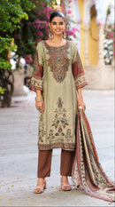 Amrutvela  AT 215 A Pure Viscous Maslin Digital Printed Pakistani Suit