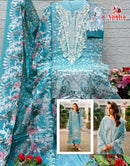 Aasha Designer 1227 Pure Cotton Exclusive Printed Pakistani Suit