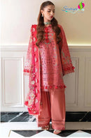 Saniya Trendz 28004 Cotton With Chikankari Embroidered Work Suit