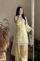 SRK 5356 Heavy Micro Cotton Pure Natural Crep Kurti Set