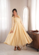 SRK 5355 Designer Real Mirror Work Lace Border Gown