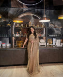 ASN 92 Premium Butterfly Soft Net With Jari Work Saree