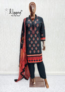 Aleena 1186 Black Embroidered Printed Daily Wear Suit