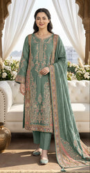 Shree Fabs Kt  351 B Pure Viscous Maslin Digital Printed Pakistani Suit
