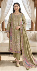 Shree Fabs Kt  351 D Pure Viscous Maslin Digital Printed Pakistani Suit