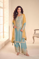 Gulkayra Designer 7630 C Designer  Real Chinon Pakistani Suit