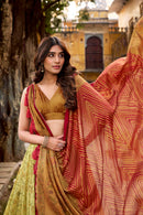 Ishani LNB1253CPR Premuim Vichitra Silk Printed Lehenga
