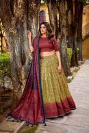 Ishani LNB1253CMN Premuim Vichitra Silk Printed Lehenga