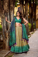 Ishani LNB1253FRZ Premuim Vichitra Silk Printed Lehenga