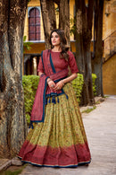 Ishani LNB1253CMN Premuim Vichitra Silk Printed Lehenga