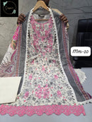 Sapphire Vol 10 A Pure Cotton Self Embroidery Work Pakistani Suit