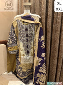 Maria. B 1043 D Premuim Pure Cotton Pakistani Suit