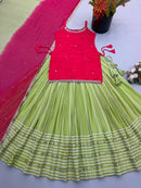 SRK 5344 B Fendy Silk Real Mirror Work Festive Wear Lehenga