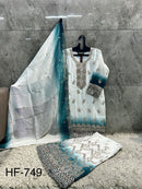 Hoor Tex HF 749 C Premium Heavy Crunchy Pakistani Suit