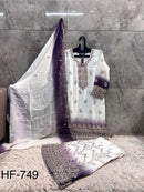 Hoor Tex HF 749 A Premium Heavy Crunchy Pakistani Suit