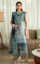 Alzohaib Az 1536 Pure Cotton Patch Work Pakistani Suit