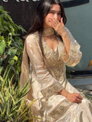 AL 0017  Premuim Designer Real Mirror Work Embroidery Sharara Suit