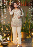 AL 1006 Designer Micro  Silk Embroidery Work Suit