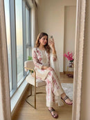 PD 1157 B Georgette Heavy Embroidery Sequence Work Suit