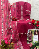 Saniya Trendz 2001 A Designer Cotton Chikankari Embroidered Work Pakistani Suit