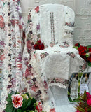 Saniya Trendz 2001 D Designer Cotton Chikankari Embroidered Work Pakistani Suit