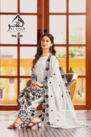 Al Qasar 209 C Heavy Viscouse Chinon With Embroidery Work Pakistani Suit