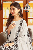 Al Qasar 209 C Heavy Viscouse Chinon With Embroidery Work Pakistani Suit