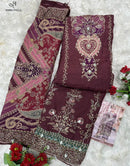 Amrutvela At 204 B Pure Viscous Maslin Digital Prined Pakistani Suit