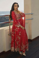 SSR 545 Heavy Georgette Embroidered Sequence Work Gown