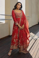 SSR 545 Heavy Georgette Embroidered Sequence Work Gown