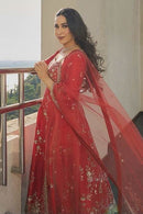 SSR 545 Heavy Georgette Embroidered Sequence Work Gown