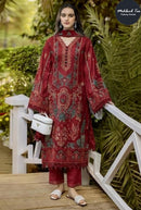 Mehboob Tex 2008 B Cambric Cotton Heavy Embroidery Work Suit