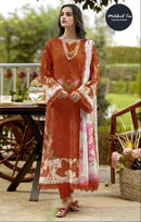 Mehboob Tex 2009 B Cambric Cotton Heavy Embroidery Work Suit