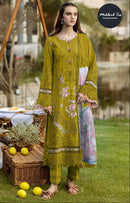 Mehboob Tex 2000 B Cambric Cotton Heavy Embroidery Work Suit