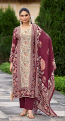 Amrutvela At 136 C Pure Viscose Maslin Digital Printed Pakistani Suit