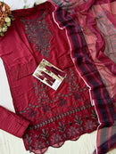 Johra Tex Jt 189 B Reyon Cotton Heavy Emboridered Work Pakistani Suits