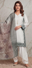 Hoor Tex 889 D Premium Heavy Satin Pakistani Suit