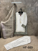 Hoor Tex 889 D Premium Heavy Satin Pakistani Suit