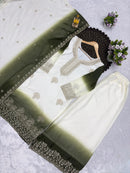 KC 003 A Heavy Dual Tone Peding Star Georgette Sharara Suit