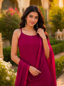 KC 010 Premium Fox Blooming Georgette Designer Sharara Suit