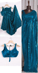 BT 176 Designer Georgette Fancy Sequnce Work Saree