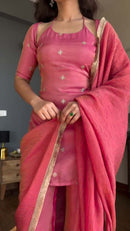 VT 1313 Designer Heavy Pure Vichitra Silk Suit