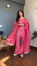 VT 1313 Designer Heavy Pure Vichitra Silk Suit