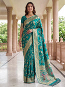 TF 416 B Pure Nylon Satin Zari Thread Weaving Less Saree