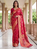 TF 416 C Pure Nylon Satin Zari Thread Weaving Less Saree