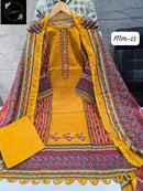Sapphire Vol 11 A Pure Cotton Self Embroidery Work Pakistani Suit