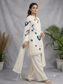 LG 2121 A Designer Soft Organza  Embroidery Work Suit