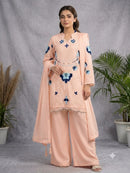 LG 2121 C Designer Soft Organza  Embroidery Work Suit